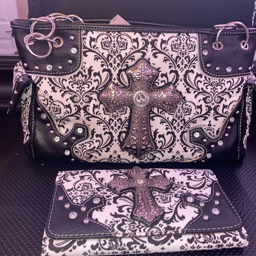 Brand new RUSTIC COUTURES purse & matching wallet